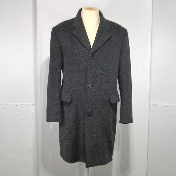 SISLEY ITALIAN WOOL TOP COAT OVER COAT EU 50 US 42 - Picture 1 of 12